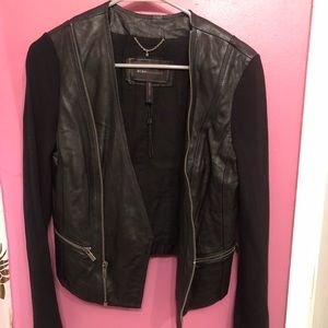 BCBG MAXAZRIA leather jacket